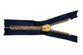 Fabricantes de Cierres al por Mayor, Cierre Metálico Dorado de Alta Calidad de 8 Pulgadas con Extremo Abierto, Compra al por Mayor de Cierres Premium - Product Image 3