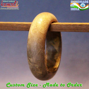 Pulsera de madera sin terminar hecha a mano, joyería de madera al por mayor - Product Image 2