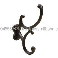 Antique Rustic Iron <b>Coat</b> <b>Hooks</b> Industrial Clevis Slip Hangers With Plain Finish Decorative Wall <b>Coat</b> Rack - Product Image 3
