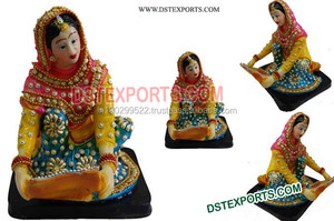 Estatua Musical de Rajasthani, decoración de mesa de boda, estatuas pequeñas, decoración - Product Image 5