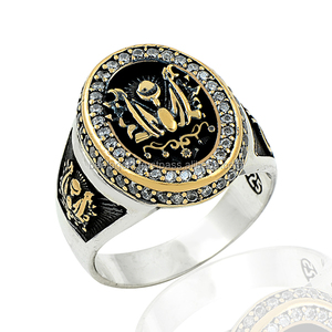 925K Sterling <b>Silver</b> Ottoman Empire <b>Men</b> <b>Ring</b> - Product Image 1