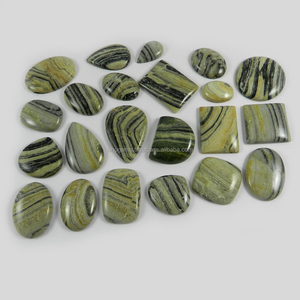 100 gms de la onda Natural jasper 22 pcs forma libre cabujón piedras preciosas para joyería de diseñador IG0152 - Product Image 2
