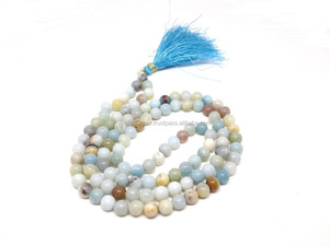 Malas al por mayor: amazonita Natural 6mm Jap Mala, collar de cuentas Mala, Rosario, lote al por mayor - Product Image 2
