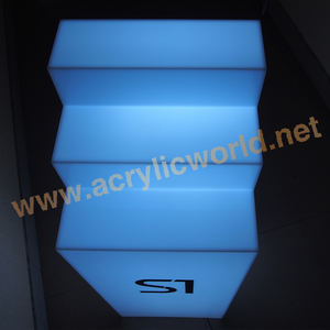 Support à vin en acrylique lumineux / Support à vin en acrylique avec éclairage LED / Support à vin en acrylique avec éclairage LED - Product Image 5