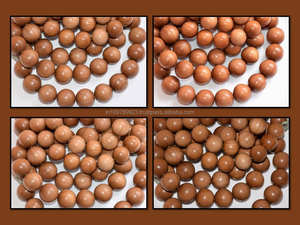 Perles de bois de santal tendance de 14 mm pour la fabrication de chapelets - Product Image 4