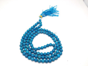 Malas al por mayor: turquesa Howlite Natural 6mm Jap Mala, collar de cuentas Mala, Rosario, lote al por mayor - Product Image 3