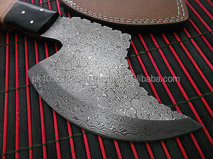 Haute qualité professionnel boeuf viande hachoir bois cerf corne os chameau fabriqué en acier inoxydable damas acier hachoir couteaux - Product Image 4