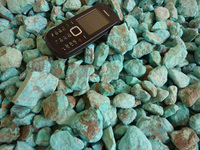 Turquoise naturelle brute, pierre précieuse bleue, origine Royaume-Uni, taille et poids personnalisables, prix raisonnables
