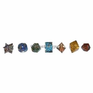 Pierre Orgonite pour méditation 7 couleurs, ensemble de cœur d'orgonite, pour une méditation, acheter en ligne - Product Image 5
