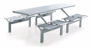 Meubles de cantine scolaire en acier inoxydable, 4 tailles - Product Image 1