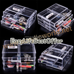 Usine injection nouveau style acrylique organisateur cosmétique affiche/acrylique maquillage ensemble organisateur vitrines - Product Image 4