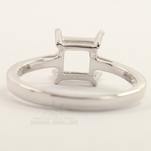 แหวนเงินแท้ 925 ประดับพลอย สำหรับงานแต่งงานและวันครบรอบ ดีไซน์แบบหนามเตยสี่เหลี่ยม ปรับขนาดได้ เหมาะสำหรับงานปาร์ตี้ (สำหรับทุกเพศ) - Product Image 3