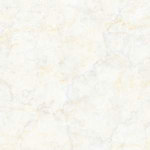 Azulejos de porcelana con efecto de mármol moderno de 600X600mm de alta calidad, acabado blanco brillante, serie Lisa para uso interior en supermercados - Product Image 3