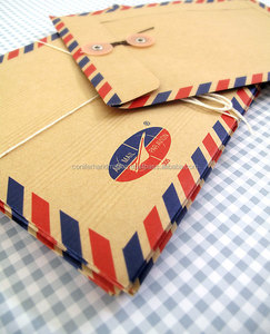 กระดาษคราฟท์ Airmail ห่อด้วยเน็คไทสำหรับโปรโมชั่นแจกของรางวัลกิจกรรมบรรจุภัณฑ์ของขวัญ - Product Image 1