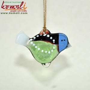 Clear Glass <b>Bird</b> Christmas Tree Ornament Elegant Handmade Glass Decoration for Holiday Tree & Festive Home Decor - Product Image 4