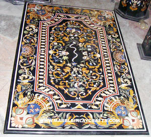 Mesa de comedor de mármol, decoración para el hogar, pientra Dura - Product Image 1