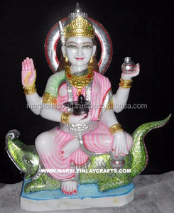 รูปปั้นทางศาสนาทำด้วยมือรูปปั้นหินอ่อนมีผิวขัดเงาทนทาน - Product Image 1