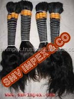 Cheveux indiens Remy 100% originaux provenant d'Inde. Cheveux humains Remy indiens à cuticules alignées, cheveux humains Remy non tissés provenant de Chennai