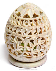 Porte-bougie en pierre naturelle pour bougies chauffe-plat - Product Image 1