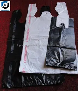 T-shirt plastic bag/Shopping plastic bag/Black plastic bags