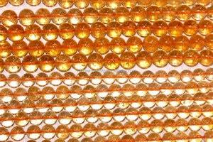 Cuentas Redondas de Citrino Natural Amarillo Tratadas con Calor de 6-12 mm, Cuentas Sueltas para la Fabricación de Joyas - Product Image 6