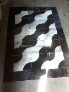 Tapis et ensembles en cuir de vache de qualité supérieure avec cheveux Produit en cuir de vache de qualité supérieure - Product Image 5