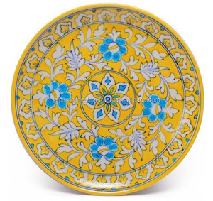 Buy Online Exclusive Dinnerware Collection Blue Pottery Dishes / <b>Plates</b> - Product Image 1
