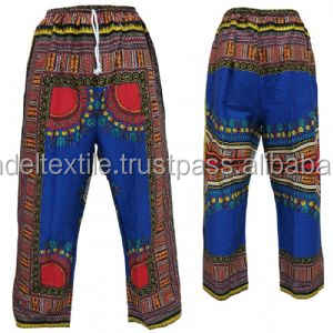 African Dashiki Pants Trousers Boho Gipsy Cotton Pants Trousers  Summer Wear African Pants Wholesale Loose