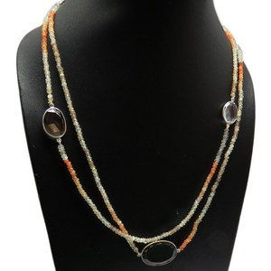 Collier délicat multi-pierres Shri Ashapura Jewels 2023, en argent sterling 925, bijoux en argent antique, argent indien - Product Image 6