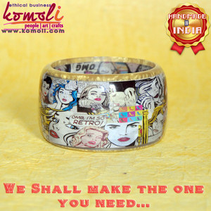 Pulseras de Resina de Arte Pop Cómico, Joyería Personalizada al por Mayor - Product Image 4