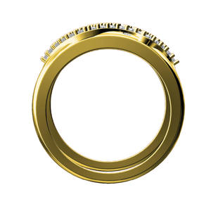 14K Yellow Gold Couple Diamond Engagement Bands Real Diamond <b>Wedding</b> <b>Rings</b> <b>Set</b> <b>His</b> <b>and</b> <b>Hers</b> Matching Bands Elegant Fine Jewelry - Product Image 3