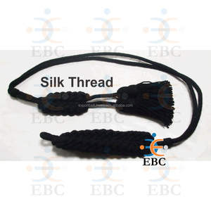 OEM respetuoso con el medio ambiente impermeable 100% hilo metálico vestido cordón Bugle cordones túnica patrón de regulación personalizado prenda principal - Product Image 4