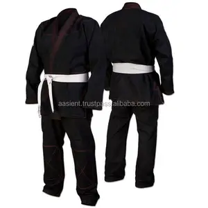 Schwarz Custom Jiu Jitsu Bjj Gi Uniform Verkauf mit Custom ize Logo