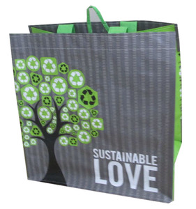 PP Woven Cartoon Tote <b>Bags</b> Custom Logo Printed Custom Color Reusable <b>Medium</b> <b>Size</b> - Product Image 1