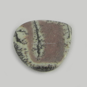 Piedra preciosa Natural de Picasso, jaspe, corazón de 17mm, cabujón para joyería - Product Image 3