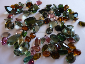 Pierres taillées à la machine en tourmaline noire naturelle d'AF-Coszcalt exporte TOU020, pierres précieuses en vrac pour bijoux - Product Image 5