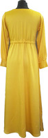 Robe de prière islamique élégante Abaya Thobe en satin fin, dernier design, manches à revers, écologique, toutes saisons