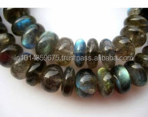 Blue Flash Power Fine couleur coupe Labradorite ronde breloques à facettes perles en vrac pour la fabrication de bijoux - Product Image 3