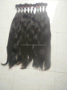 Cabello humano indio Remy Virgen sin procesar para trenzas - Product Image 3