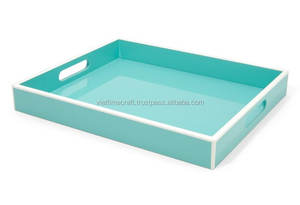 Plateau de service rectangulaire élégant en laque Décoration de la maison de haute qualité du Vietnam - Product Image 4
