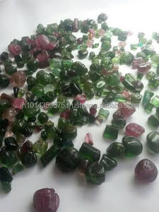 Base verde tipo cabujón, turmalina Natural multicolor, precio al por mayor - Product Image 4