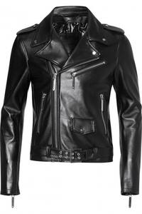 Valeriano Romano BIKER MOTO RACER Chaqueta de cuero Premium para entusiastas de los corredores-Prendas - Product Image 2