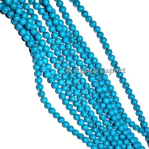 Turquoise Beads Line Buy Online Natural Polished Agate Beads