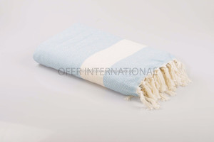 Herringbone cobertor de toalha turco, 100% algodão clássico coleção jogar cobertor - Product Image 3