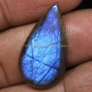 Labradorite bleue pierre précieuse en vrac guérison naturelle forme de poire coupe à facettes prix de gros pour la fabrication de bijoux - Product Image 1