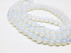 Vente de gros Malas: Opale Naturelle 6mm Jap Mala, Collier de Perles Mala, Chapelet, Vente en gros Lot - Product Image 3