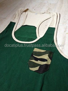 Camiseta sin mangas personalizada con bolsillo delantero para hombre - Product Image 4