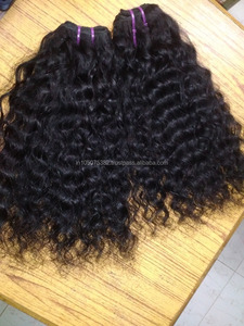 ผมแท้เรมี่ผมหยิกจากอินเดียไม่ผ่านกระบวนการสำหรับผมทอจากโรงงานโดยตรง - Product Image 2