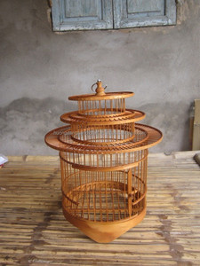 Pet House,ไม้ไผ่กรงนกทำด้วยมือเวียดนาม,นกกรง - Product Image 2