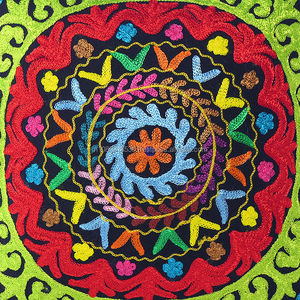 16 \ "Bohemio decoración indio Suzani bordado decorativo sofá funda de almohada cojín Hippie bohemio arte impresión al por mayor - Product Image 2